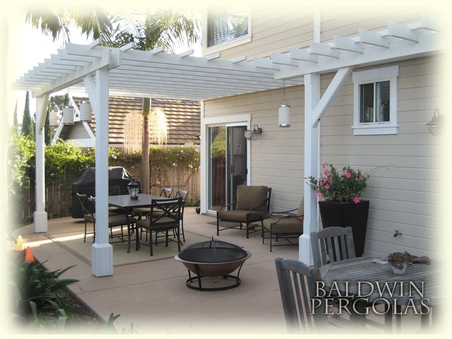 Post and Beam Pergola View Larger Image