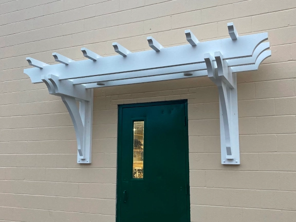 fiberglass awning pergola