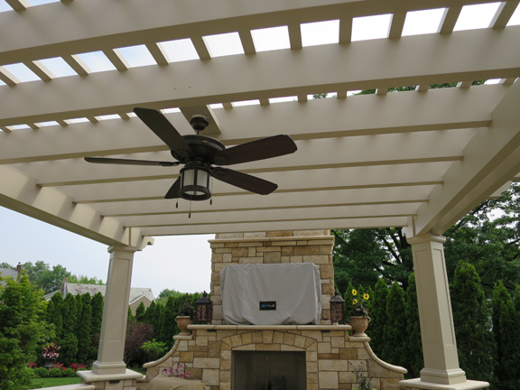 Diamond pergola