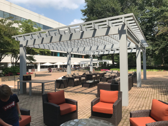 commercial pergola.