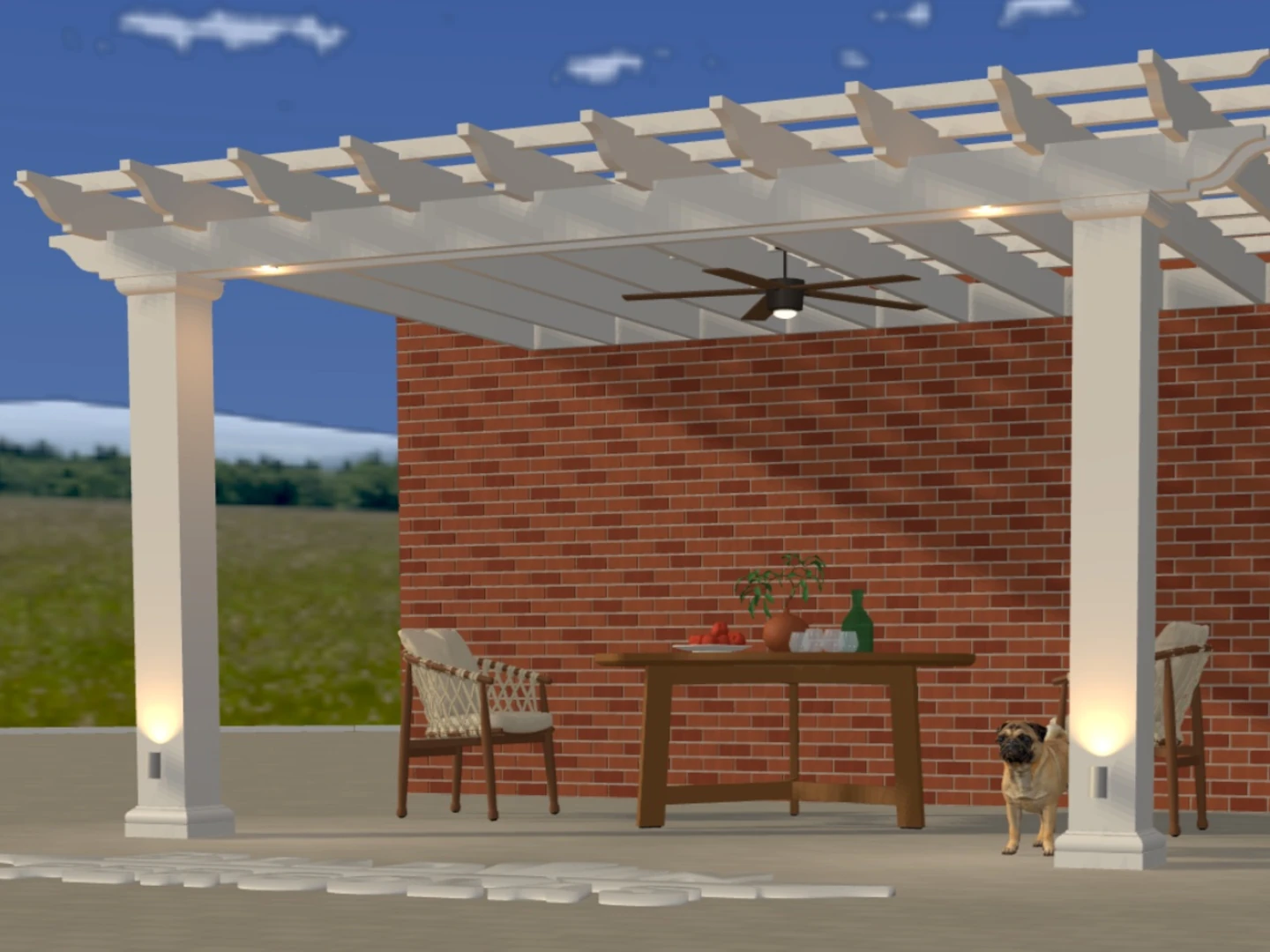 Classic pergola configurator screenshot