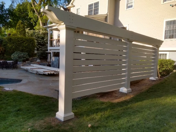 fiberglass privacy wall