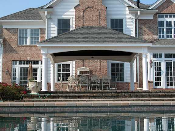 Baldwin Arched Vinyl Pavilion