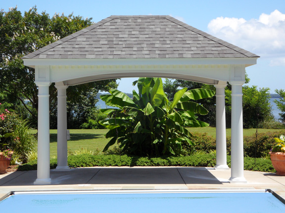 Baldwin Arched Vinyl Pavilion