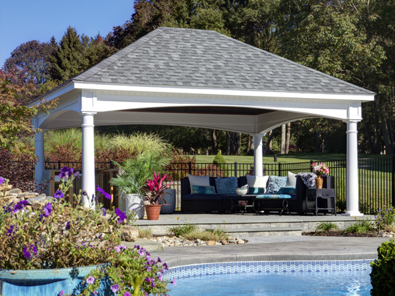 Baldwin Arched Vinyl Pavilion