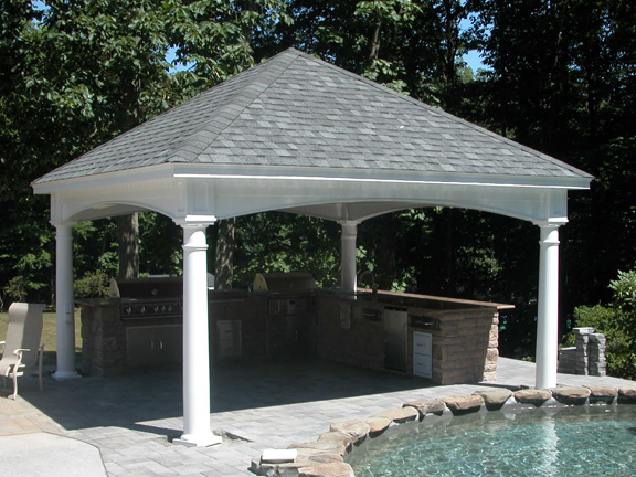 Baldwin Arched Vinyl Pavilion