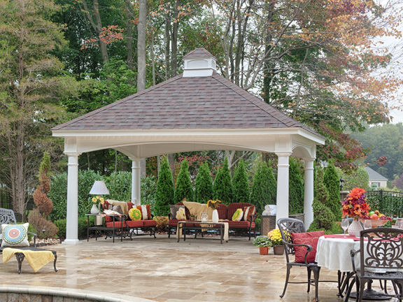 Baldwin Arched Vinyl Pavilion