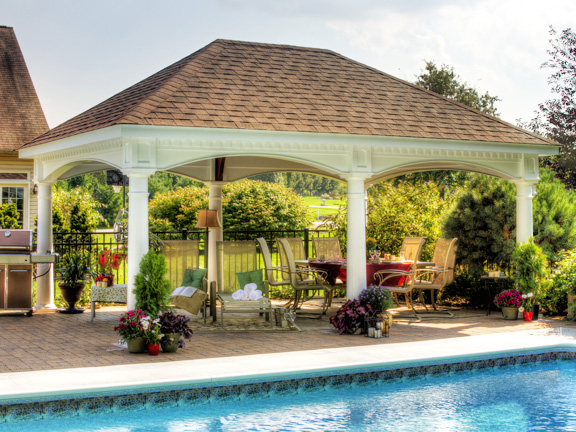 Baldwin Arched Vinyl Pavilion