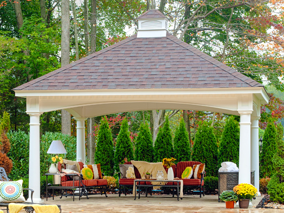 Baldwin Arched Vinyl Pavilion