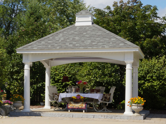 Baldwin Arched Vinyl Pavilion