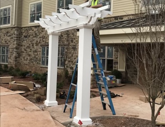 commercial pergola.