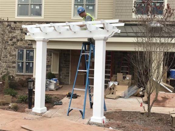 commercial pergola.