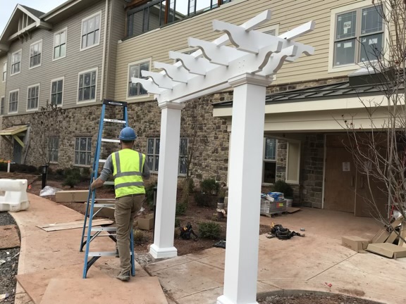 commercial pergola.