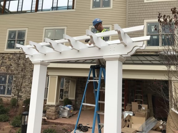 commercial pergola.