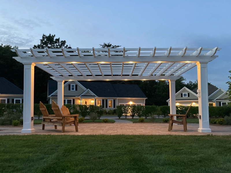 A beautiful pergolas shared by community