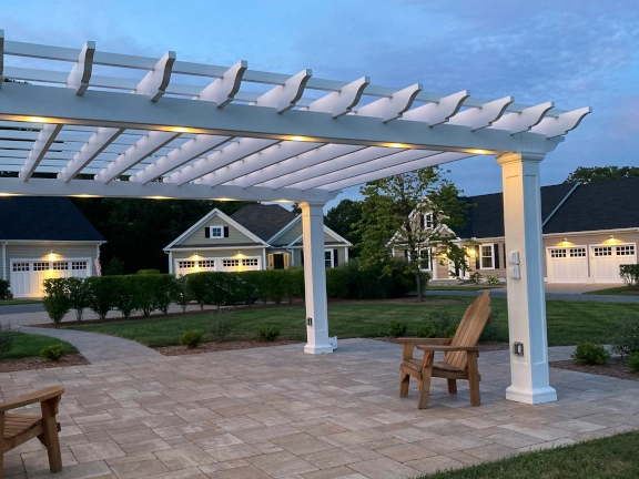 A beautiful pergolas shared by community