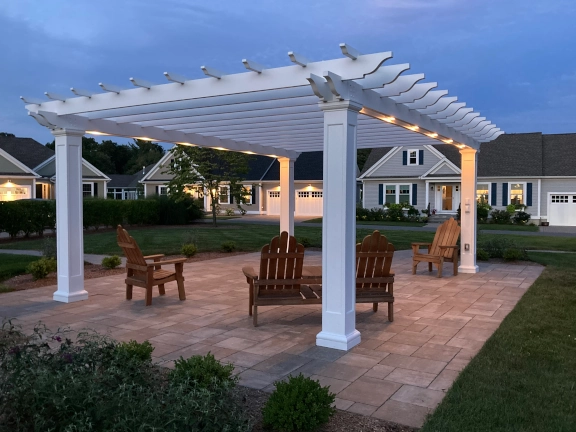 A beautiful pergolas shared by community