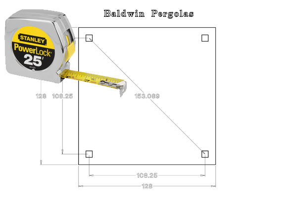 What size do you want your pergola to be?