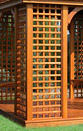 Lattice Corners for Pressure Treated Pergolas