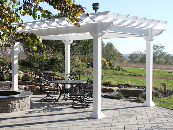 Baldwin vinyl pergolas